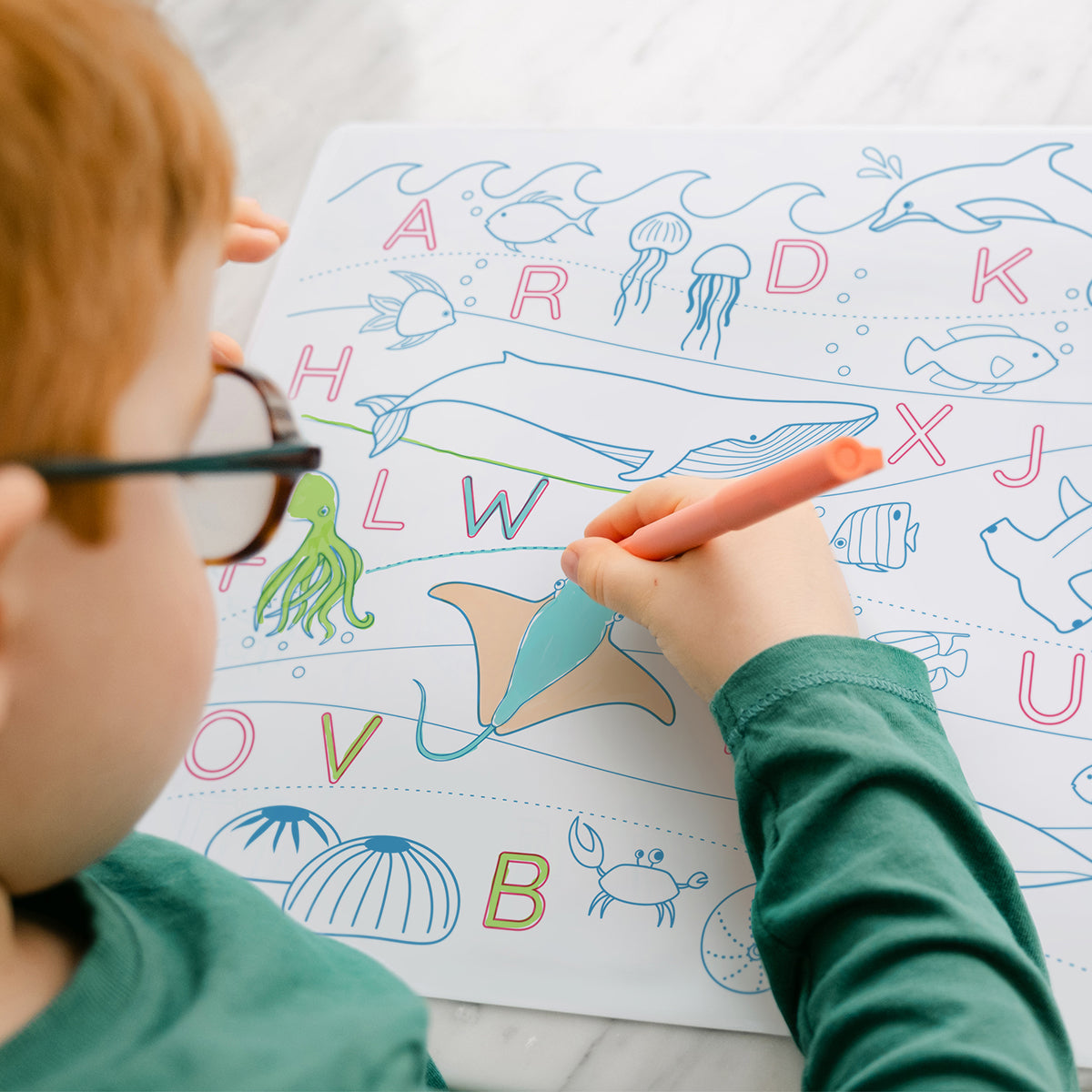 Set en silicone "les lettres de l'alphabets"