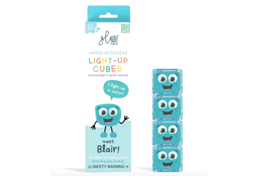 Glo Pals cubes (personnage Blair / bleu)