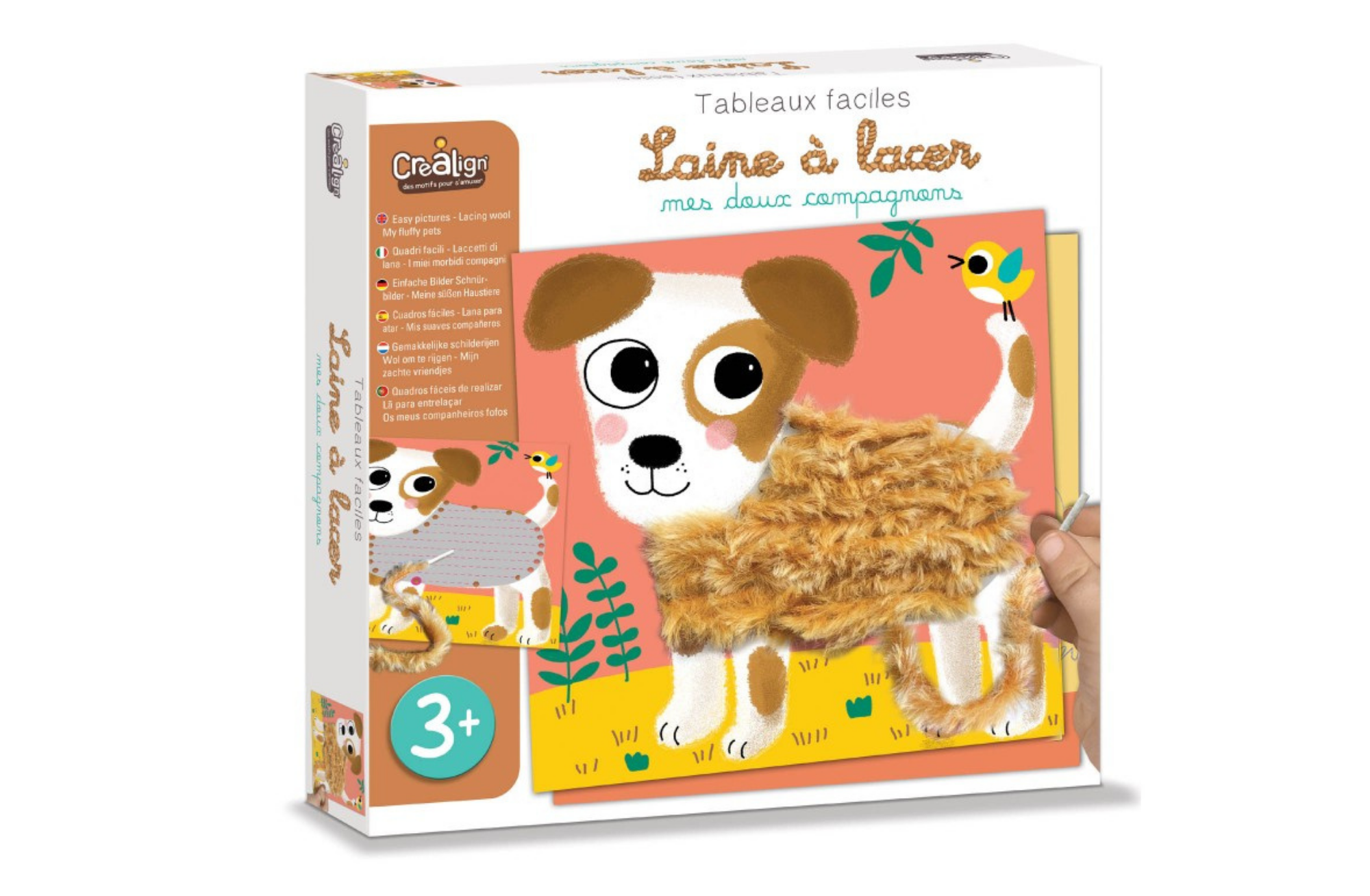 Coffret sensoriel : Laine à lacer