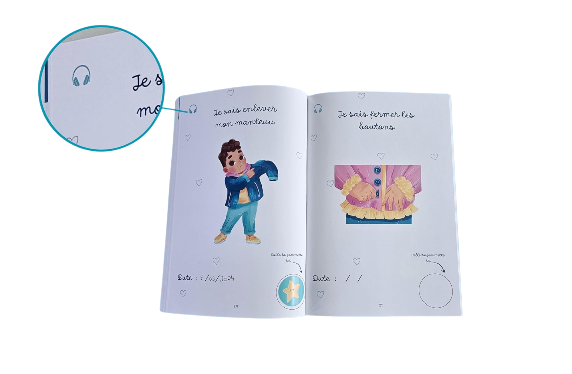 Journal souvenir : Mes étapes d'autonomie