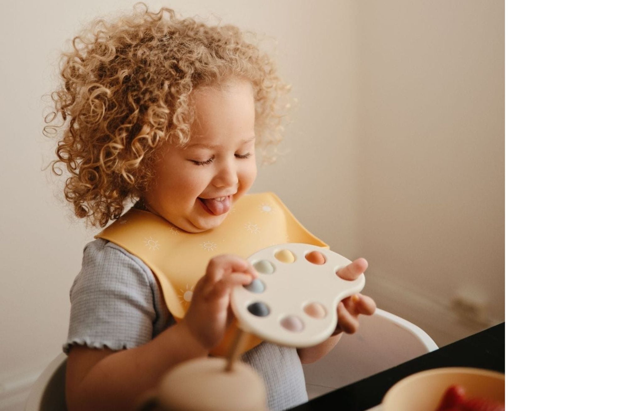 Palette de peinture à presser