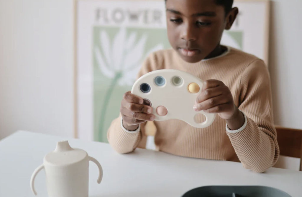 Palette de peinture à presser