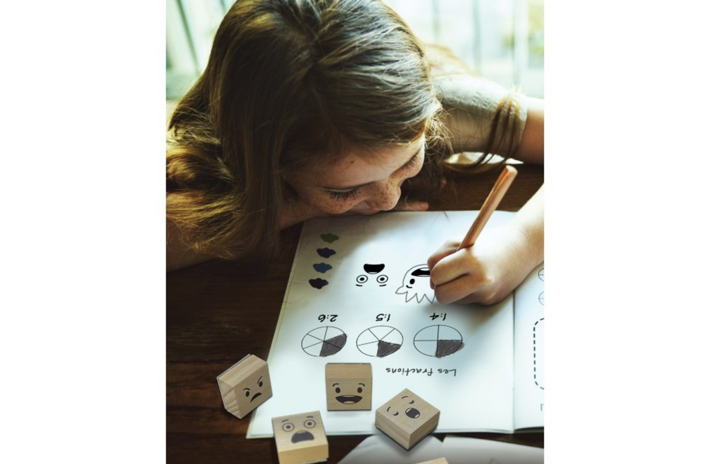 Tampons à émotions en bois