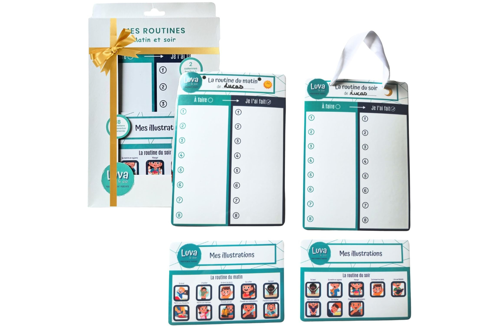 Routines aimantées (matin & soir)