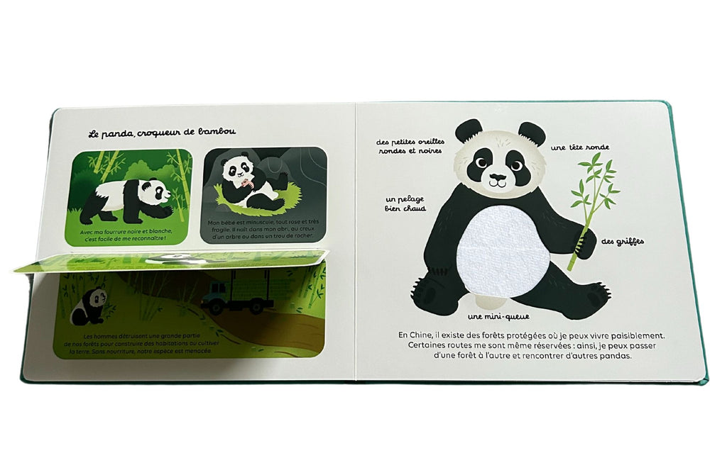 Livre "Docu à toucher" : Les animaux à protéger