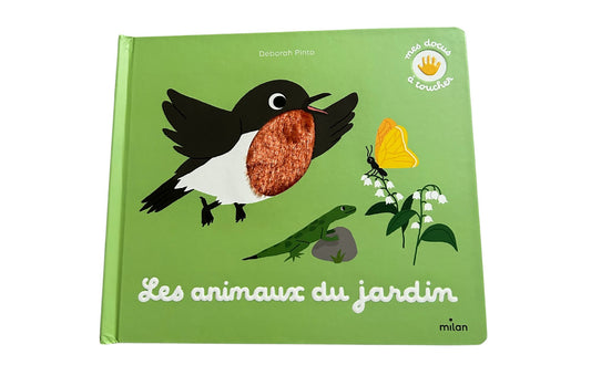 Livre "Docu à toucher" : Les animaux du jardin