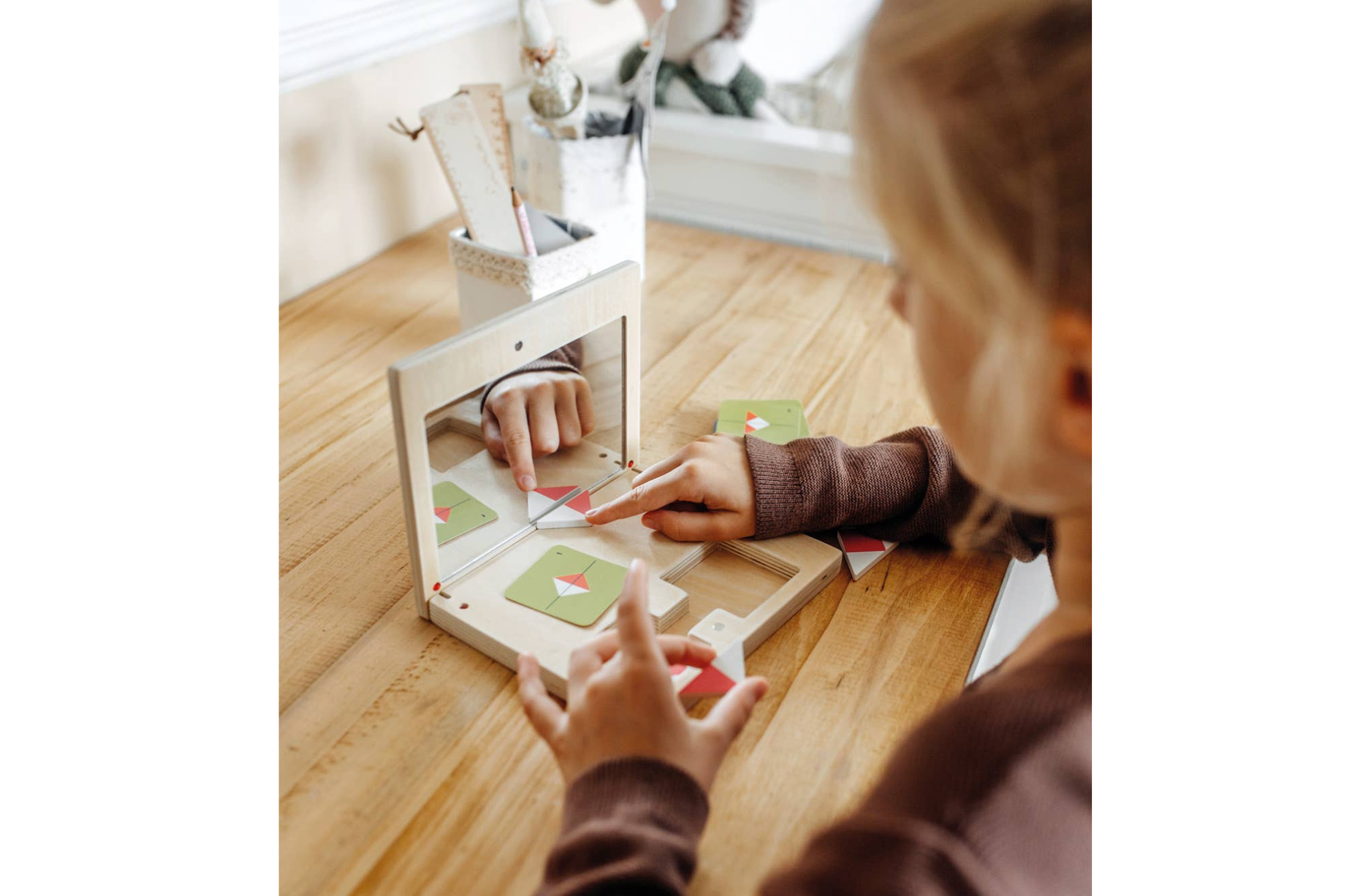 Jeu de symétrie avec miroir