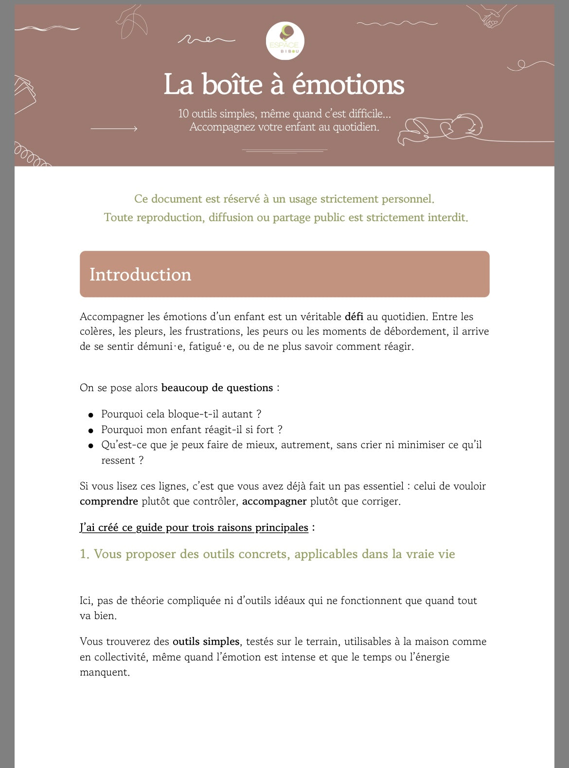 Mes essentiels PDF  : “La boîte à émotions”