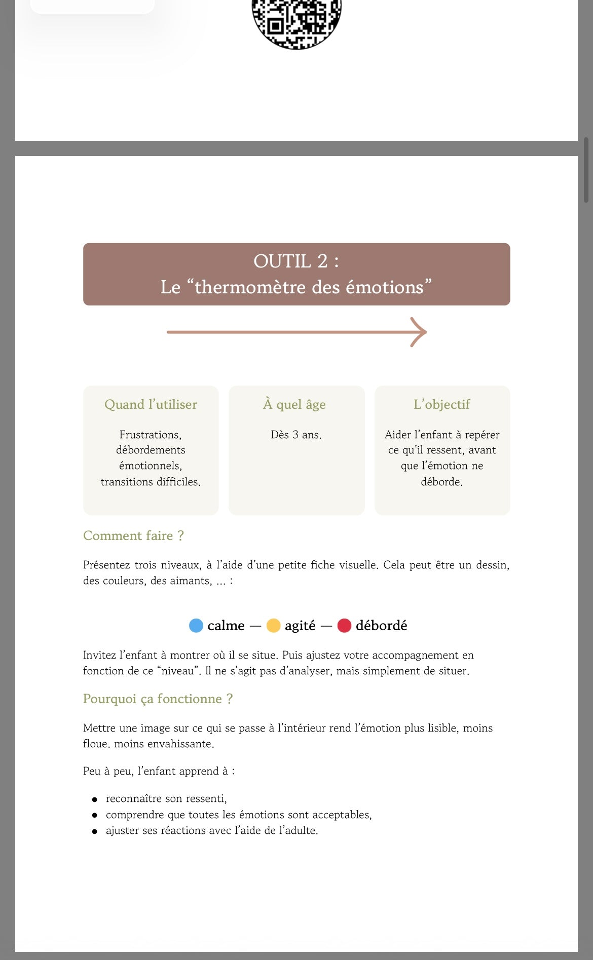 Mes essentiels PDF  : “La boîte à émotions”