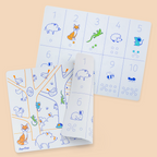 Set en silicone "Compte et colorie"