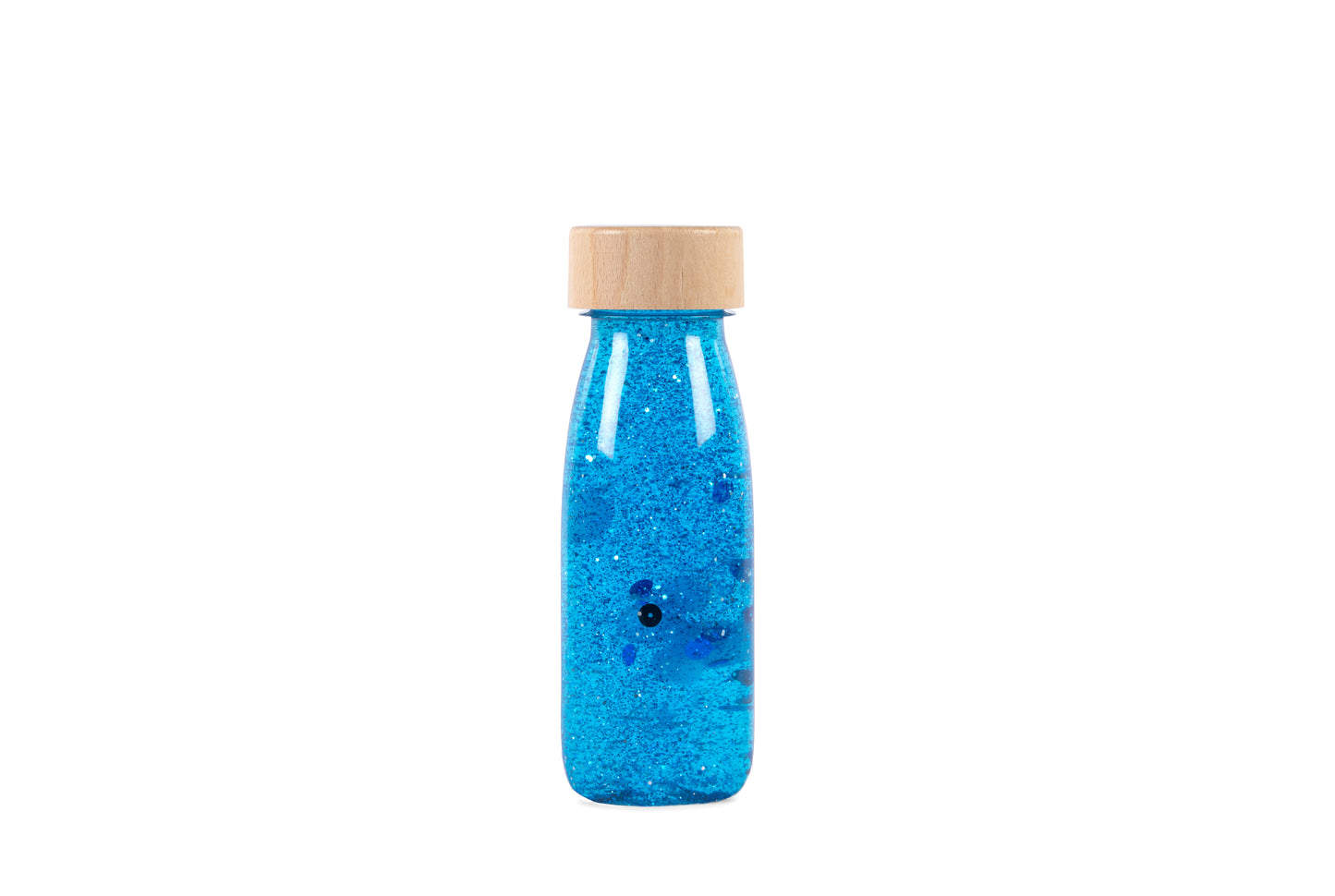 Bouteille sensorielle flottante ○ bleue