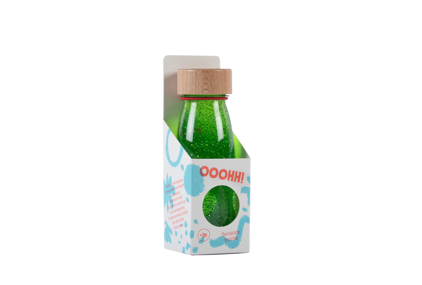 Bouteille sensorielle flottante ○ verte