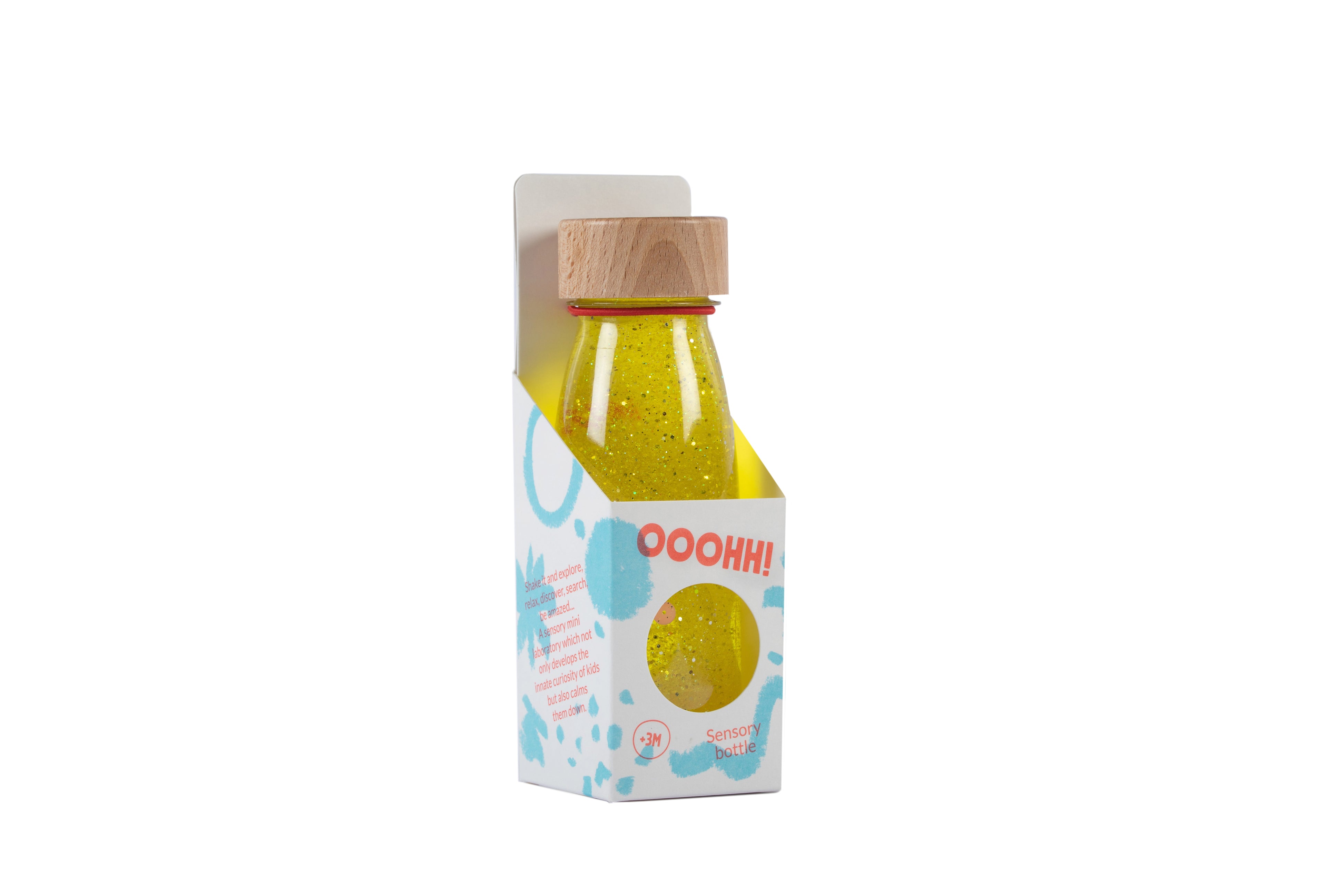 Bouteille sensorielle flottante ○ jaune