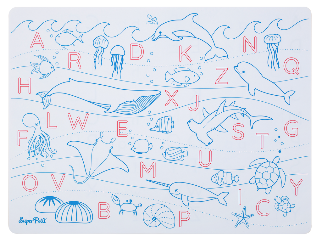 Set en silicone "les lettres de l'alphabets"