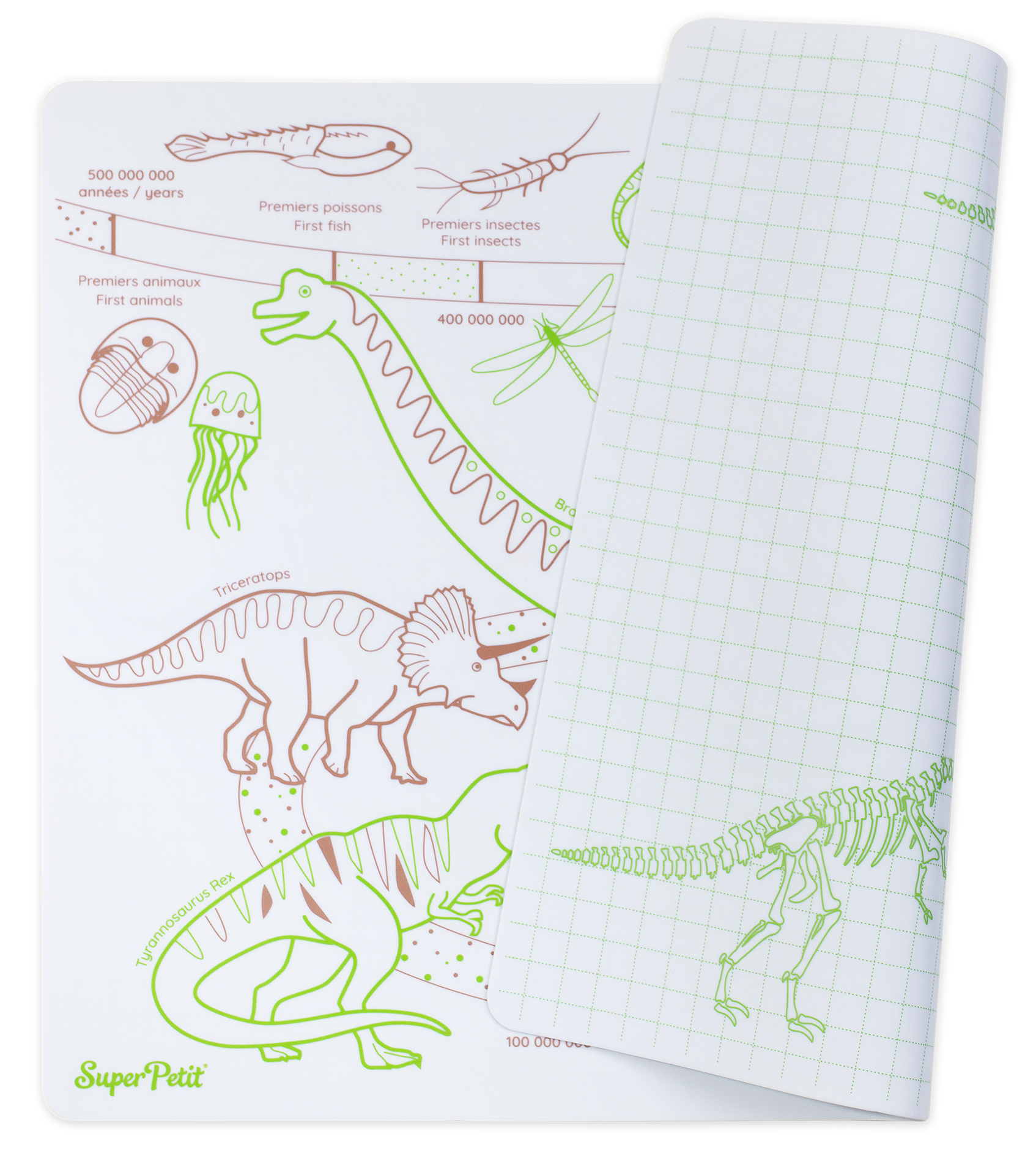 Set en silicone "L'ère des dinosaures"